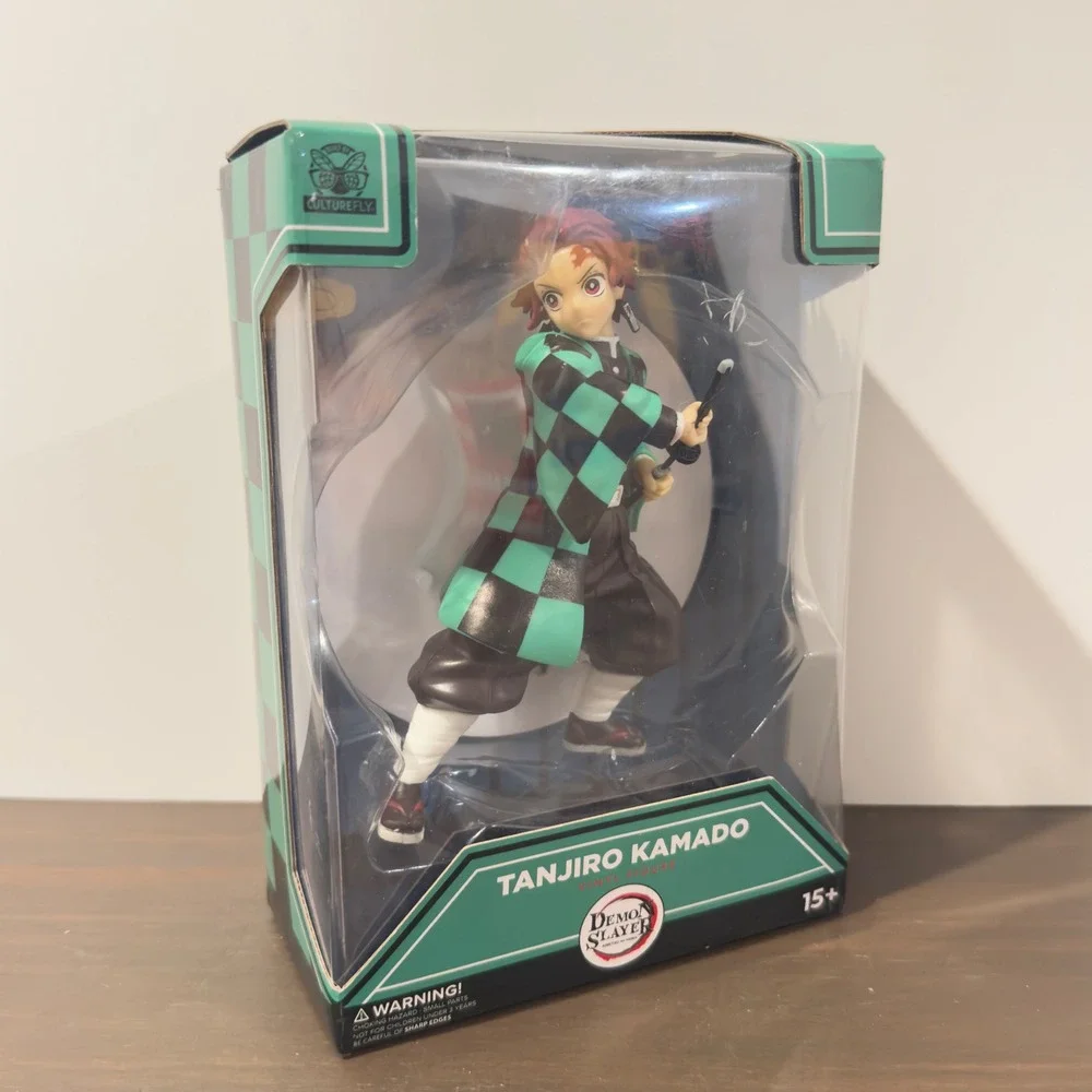 CultureFly Demon Slayer Tanjiro Kamado Vinyl Figure Boxed 2022 Anime Collectible